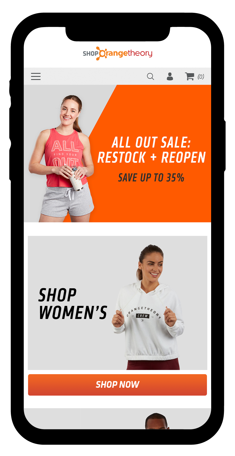 Shop Orangetheory Website – Nathan Motsinger Design