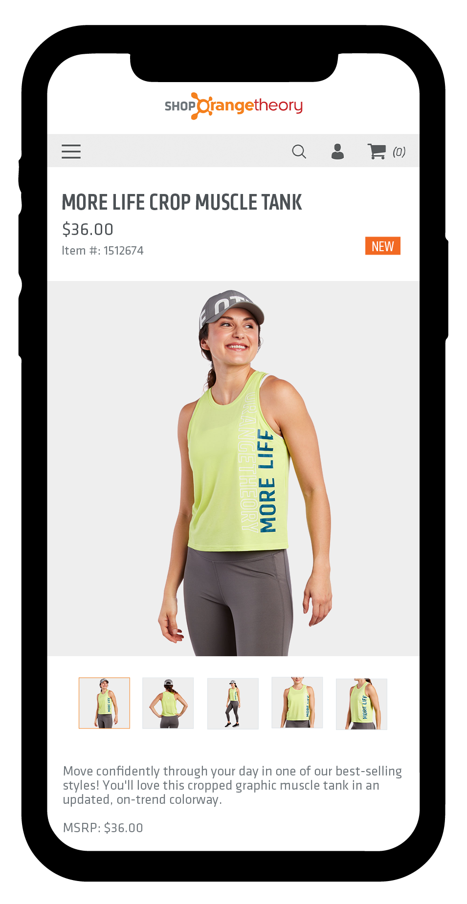 Shop Orangetheory Website – Nathan Motsinger Design